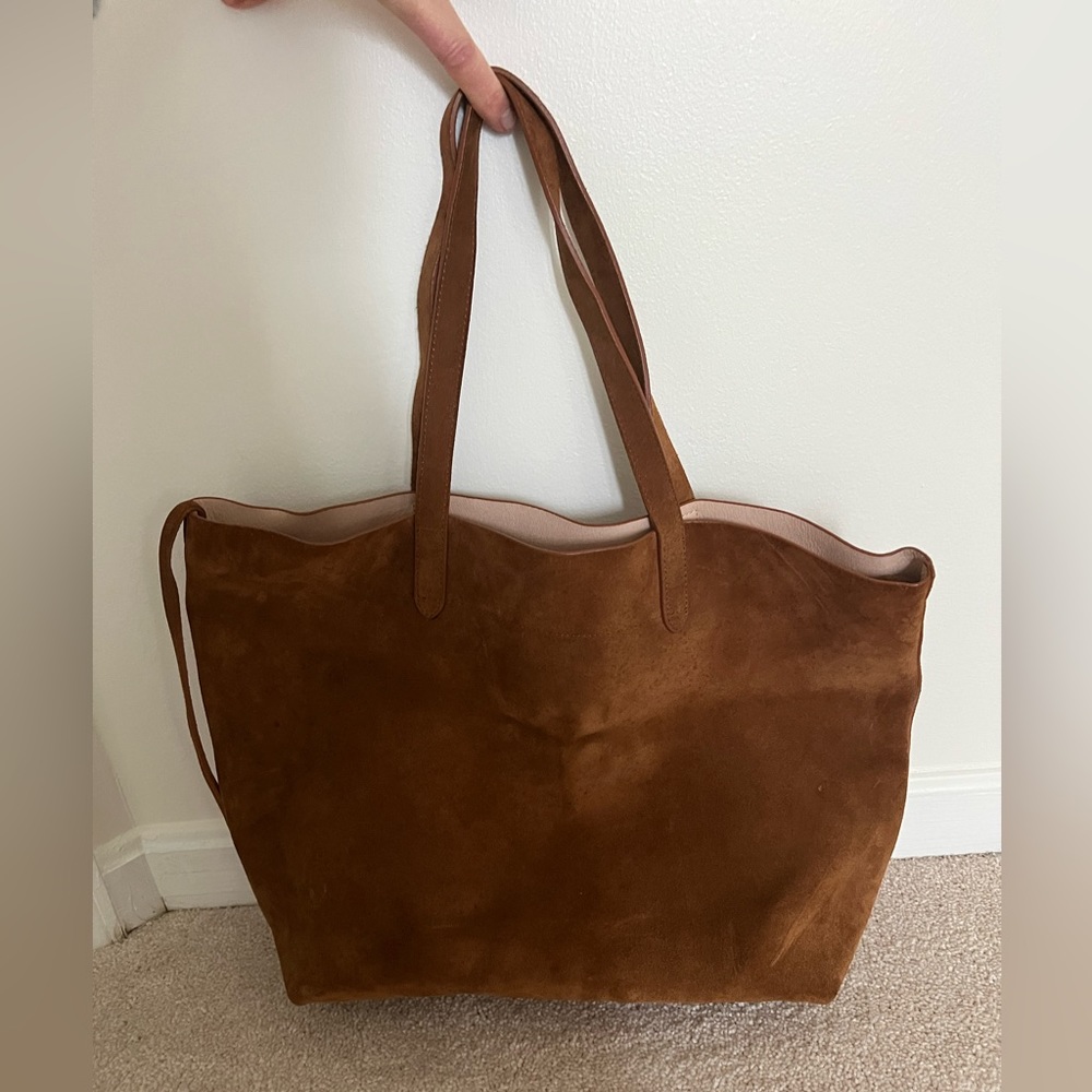 Cuyana Suede Tote
